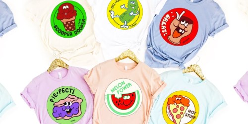 Scratch & Sniff Sticker Costume Tees $20.88 Shipped on Jane.com (Cute Group Costume Idea!)