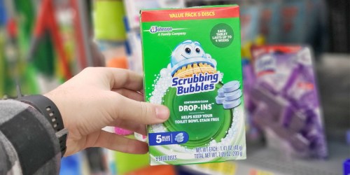 Scrubbing Bubbles Drop-Ins Toilet Cleaner 5-Count Only $3.80 Shipped on Amazon (Reg. $6)