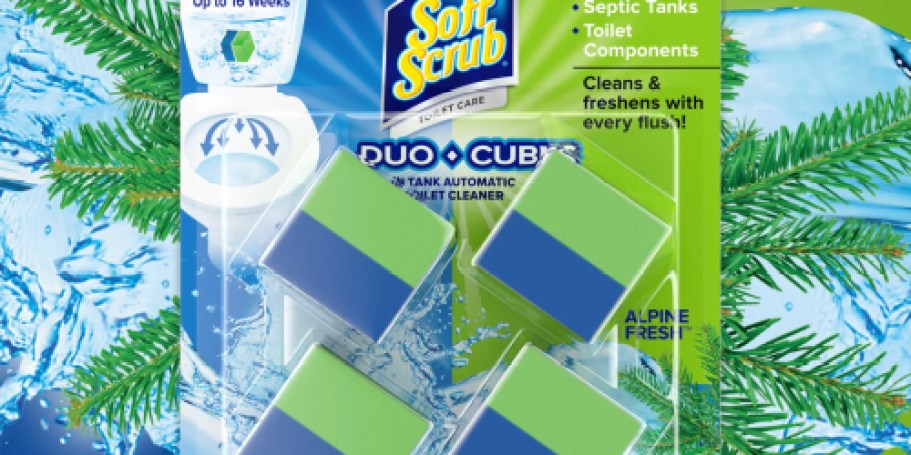 Soft Scrub Toilet Cleaner Cubes 4-Pack Just $3 Shipped on Amazon