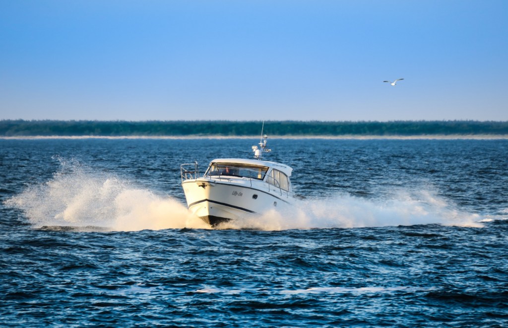 A boat on the water