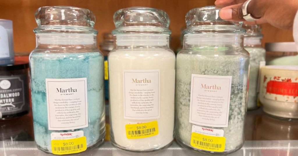 TJ Maxx Martha Stewart Candles