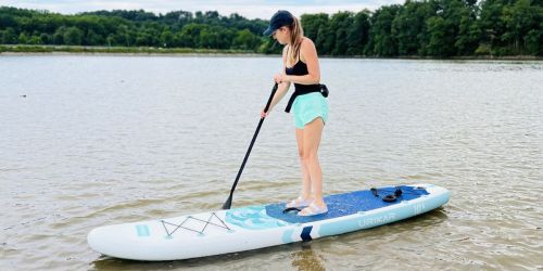 This Inflatable Paddle Board Kit Has Everything You Need + Just $129.99 Shipped on Amazon