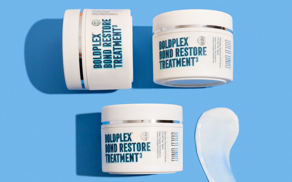 3 hair mask jars