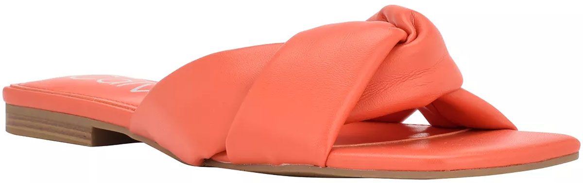 calvin klein orange sandals