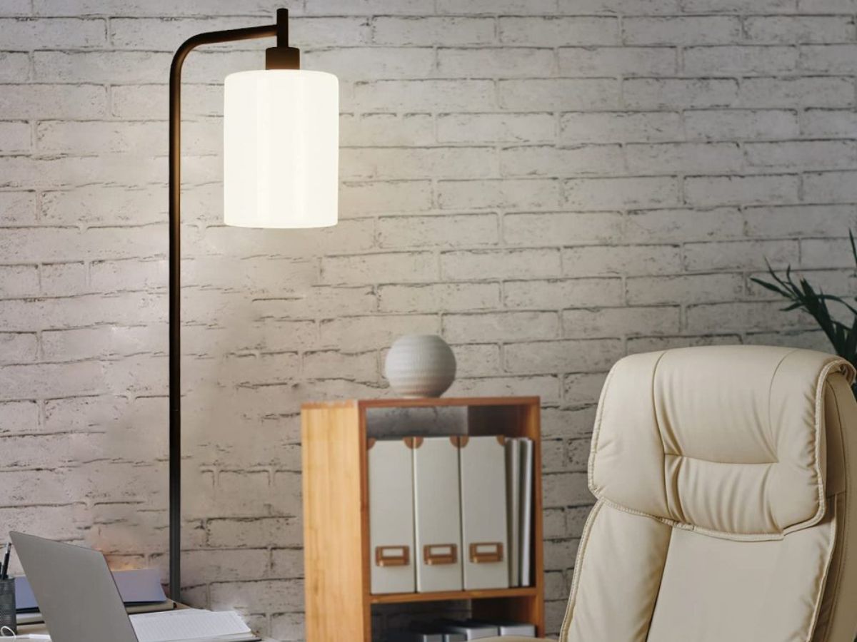 floor lamp in office