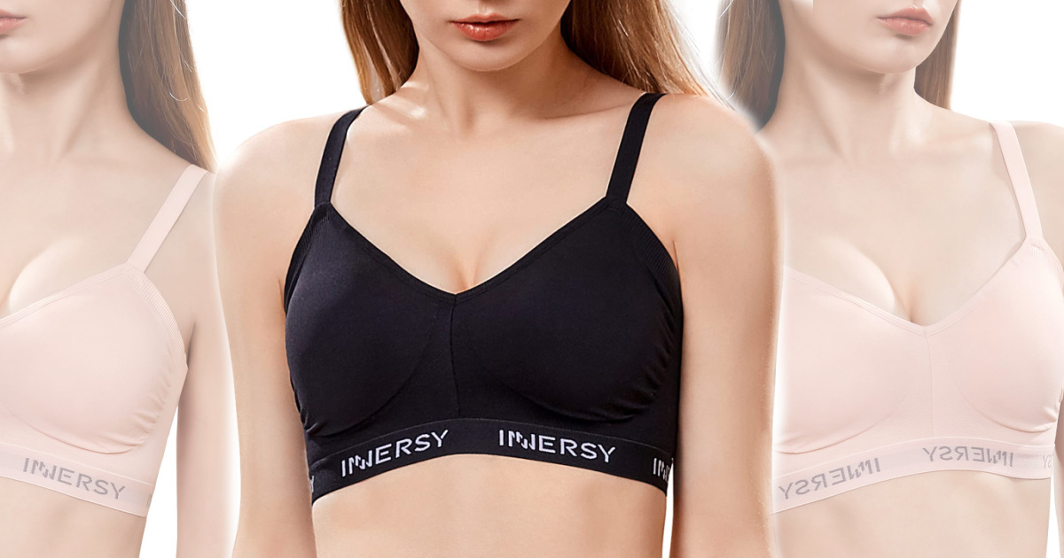 black wireless bra