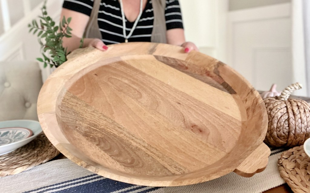 large wood tray target magnolia