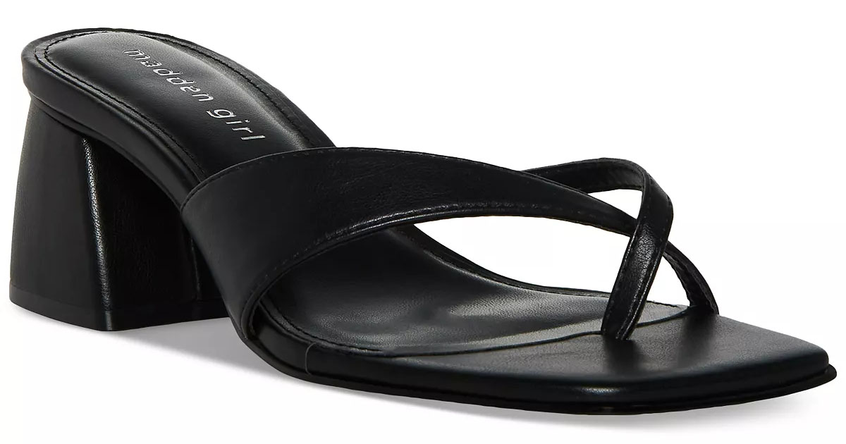 black madden girl sandals
