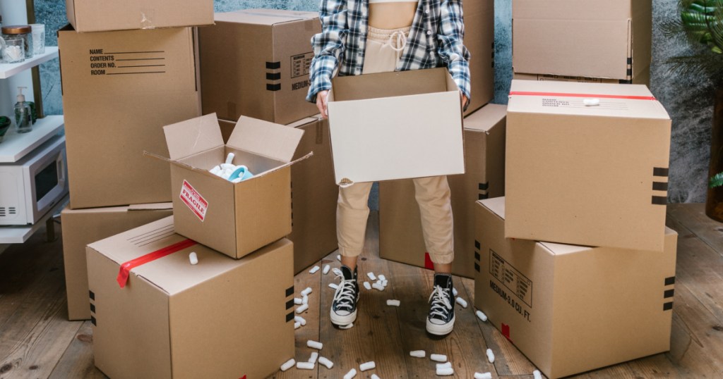 packing boxes for moving tips