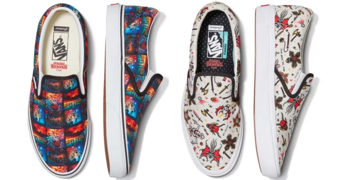 Vans Stranger Things slip on shoes