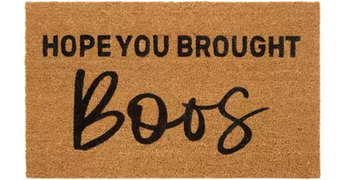 Hope You Brought Boos Halloween Doormat