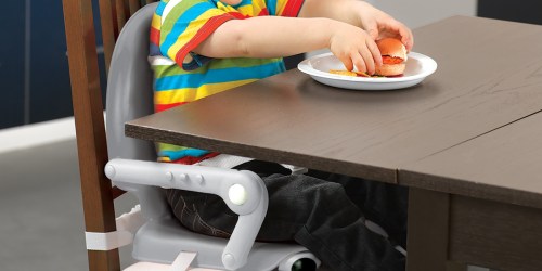 Chicco Portable Booster Seat w/ Tray Only $23.99 on Amazon or Walmart.com (Regularly $40) | Great for Travel & Restaurants