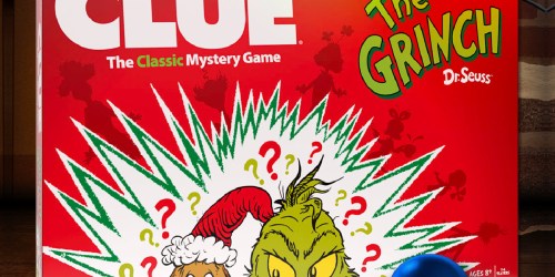 NEW The Grinch Clue Board Game Is Now Available (& Amazon Has It on Sale!)