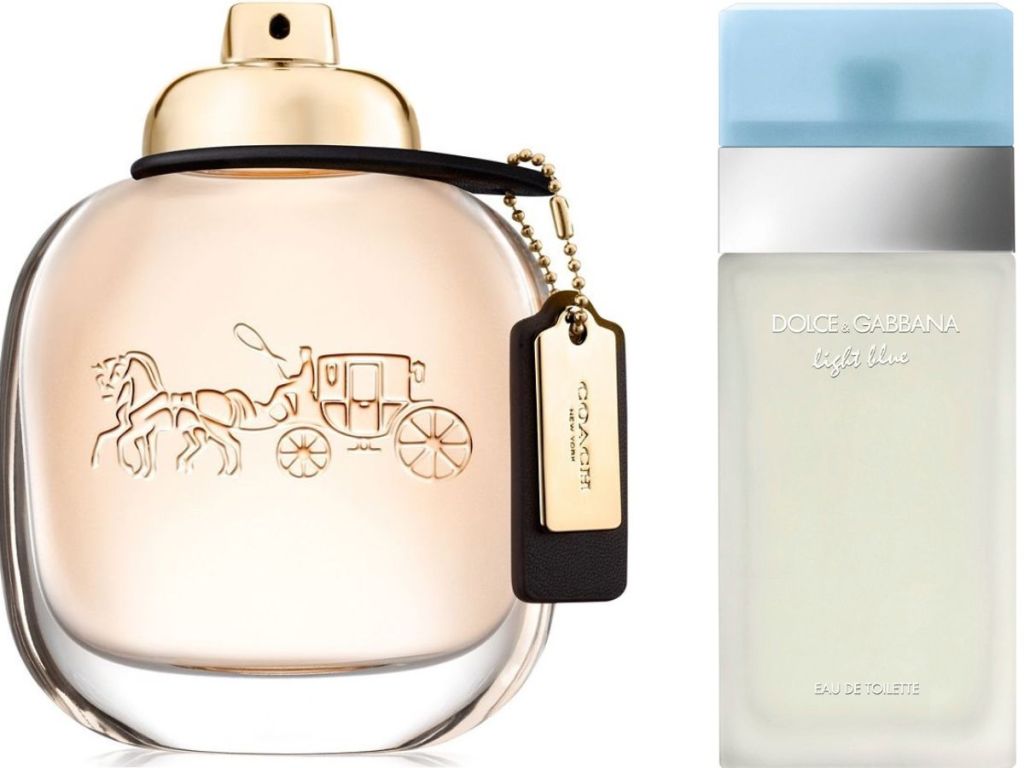 Coach Perfume and Dolce Gabbana Light Blue