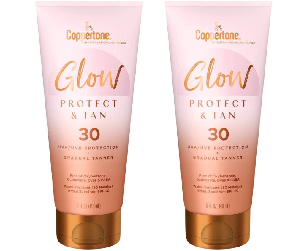 Coppertone Protect and Tan Glow Sunscreen Lotion 5oz SPF 30