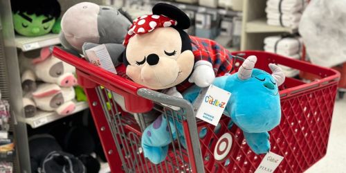 Cuddleez Disney Plush Pillows as Low as $18.99 at Target | Minnie Mouse, Stitch, Spiderman & More