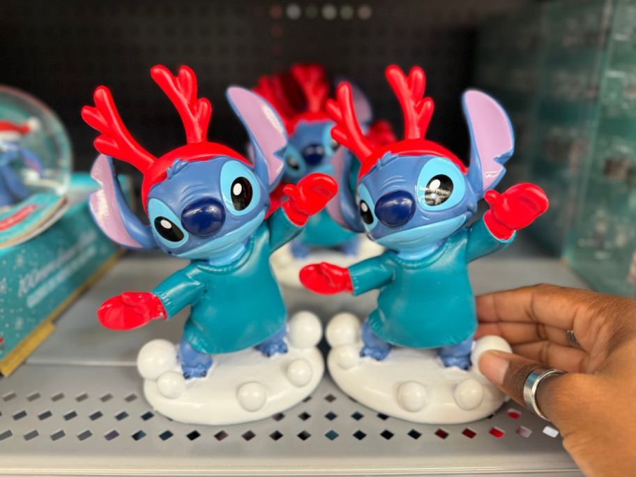 Disney Christmas Stitch Figurine