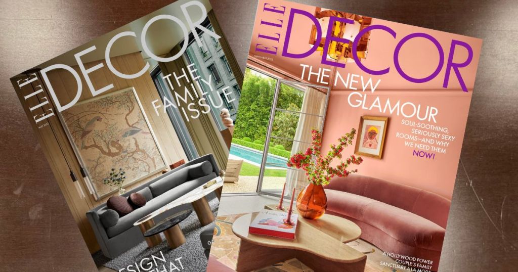 Elle Decor magazines