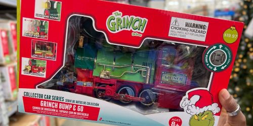 Disney and Grinch Bump & Go Trains Now at Walmart (In-Store Only)