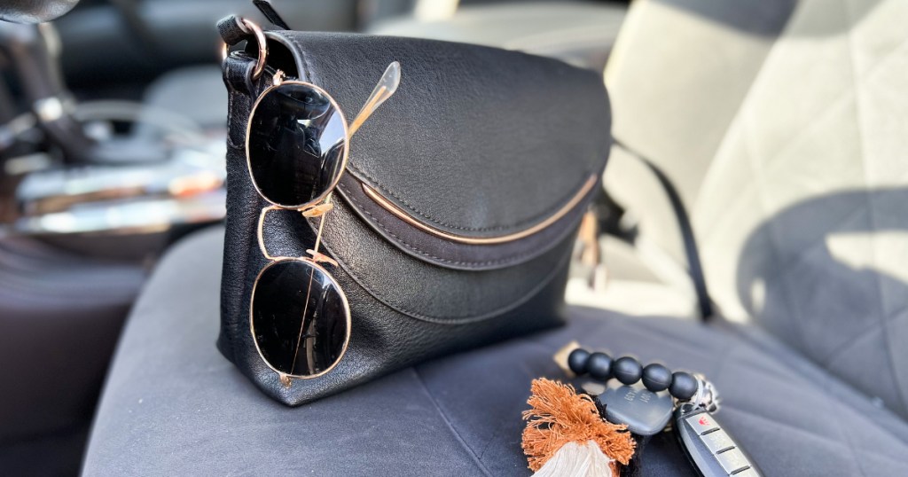 Lauren Conrad purse in car