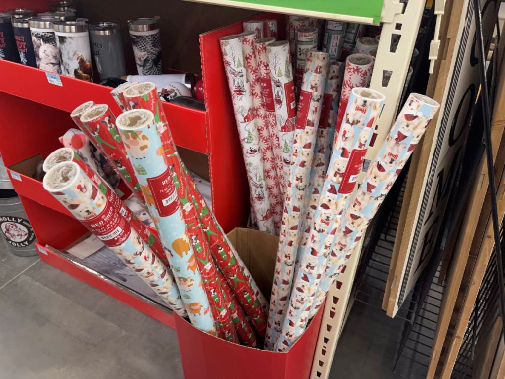 Red Shed Wrapping Paper