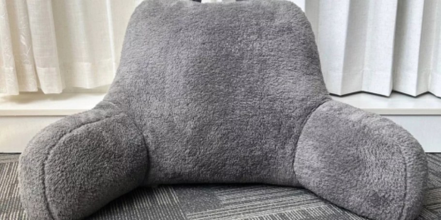 Room Essentials Sherpa Bed Rest Pillow Just $8 on Target.com (Regularly $16)