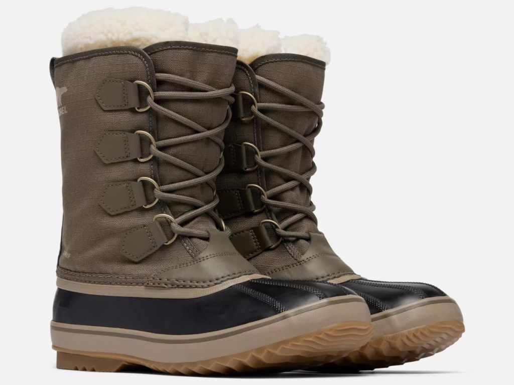 A pair of Sorel Men's 1964 PAC Nylon Boots