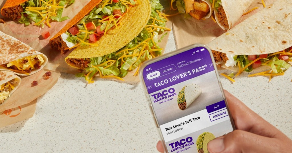 Using Taco Pass in Taco Bell app