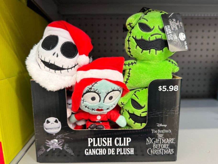 box full of The Nightmare Before Christmas Plush Clips