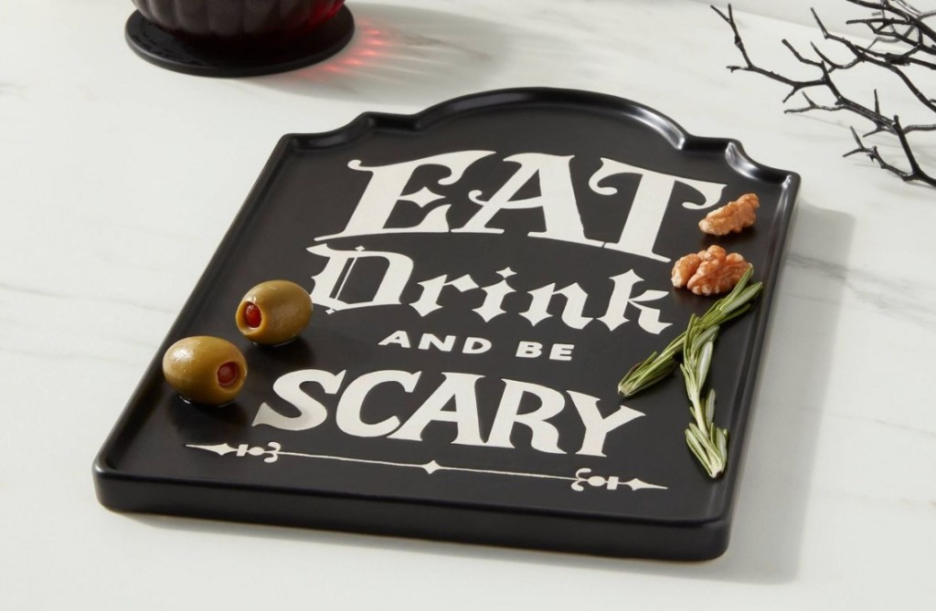 Threshold Tombstone Serving Platter