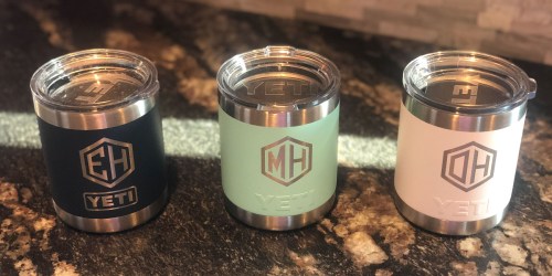 YETI Rambler Lowball Tumblers Only $15 + FREE Personalization (Awesome Gift Idea!)