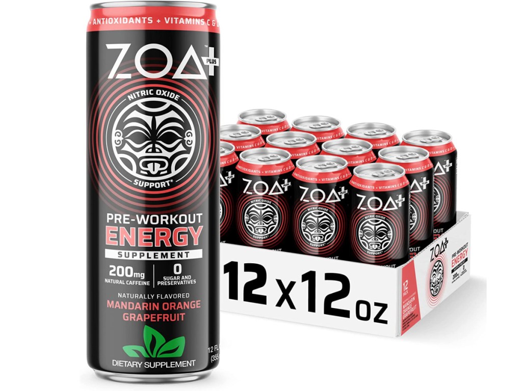 ZOA+ Plus Pre-Workout Drink - Mandarin Orange Grapefruit