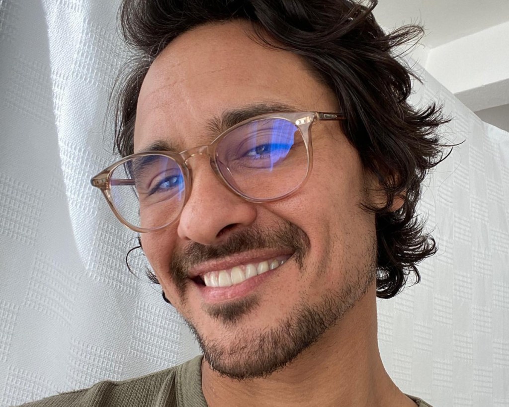 man in glasses