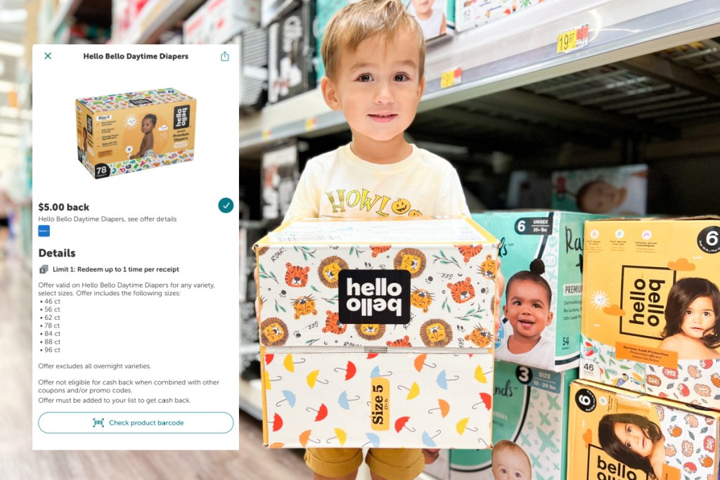 boy holding diapers