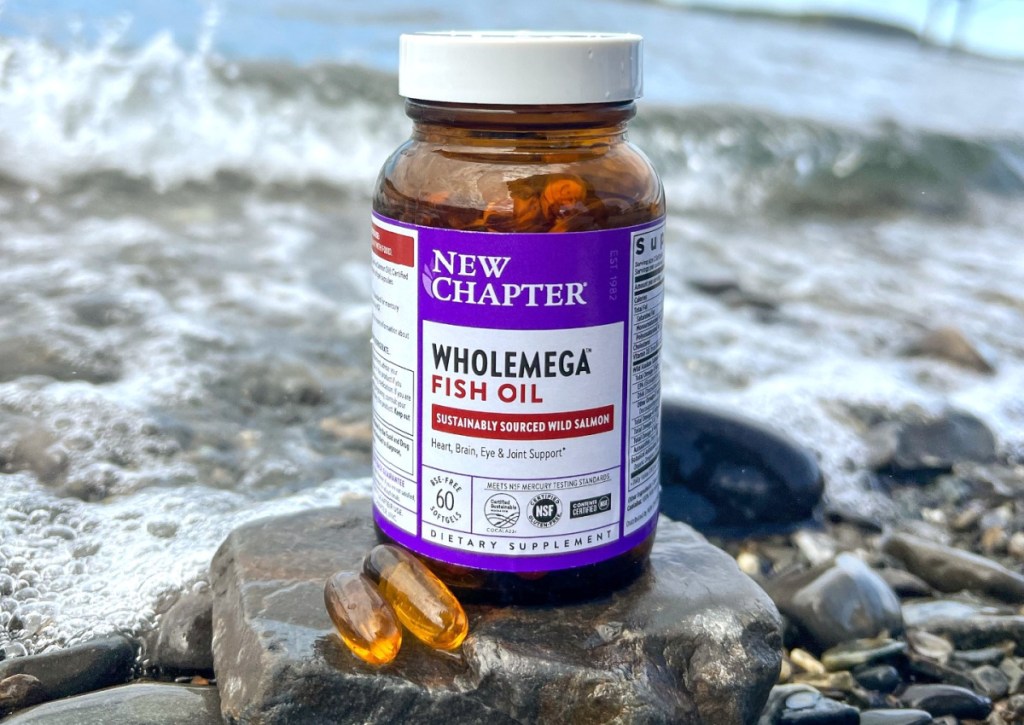 fish oil near water