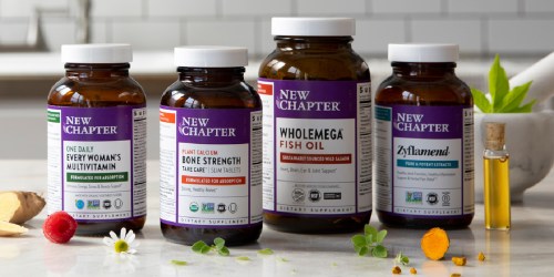New Chapter Organic Vitamins & Supplements from $13.60 | Made with Real Fruit, Veggies & Herbs