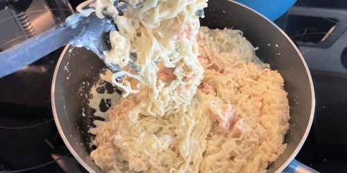 Chicken Ramen Alfredo is the Best Ramen Recipe You’ll Try This Year (Under $10 to Make!)