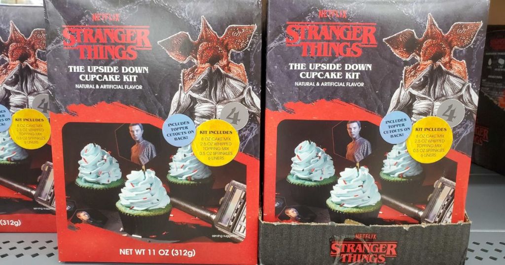 2 Stranger Things The Upside Down Cupcake Kits