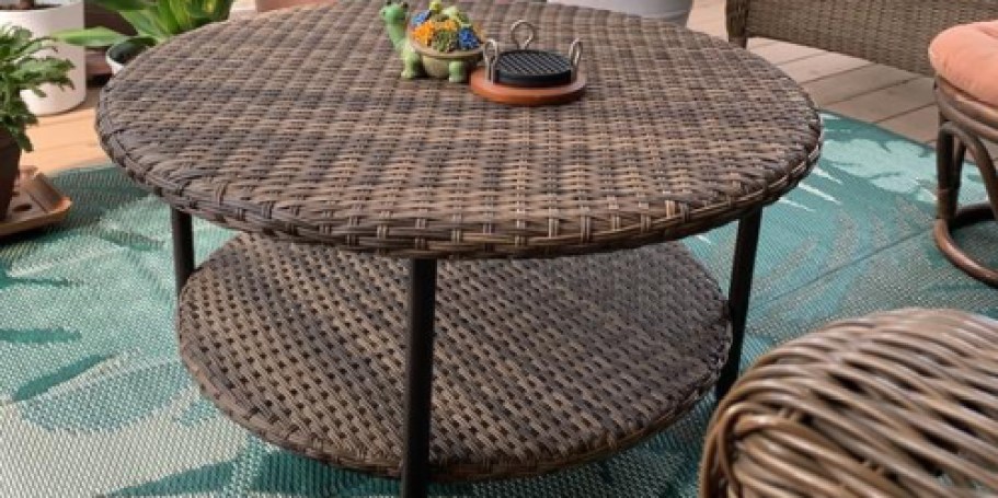 Sonoma Wicker Coffee Table Just $63.74 Shipped + $10 Kohl’s Cash (Reg. $150)