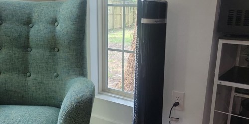 Amazon Basics Oscillating 3-Speed Tower Fan Only $27.53 Shipped