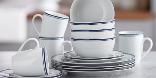 Amazon Basics 16-Piece Dinnerware Set Just $20 (Regularly $48)