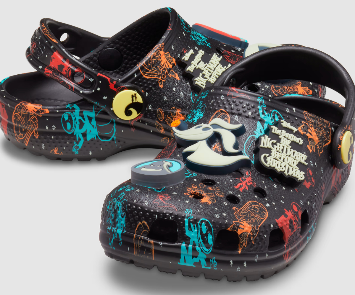 Colorful Nightmare Before Christmas Crocs