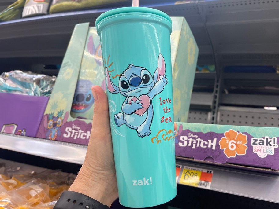 Disney Stitch Zak Every Day Smiles Tumbler