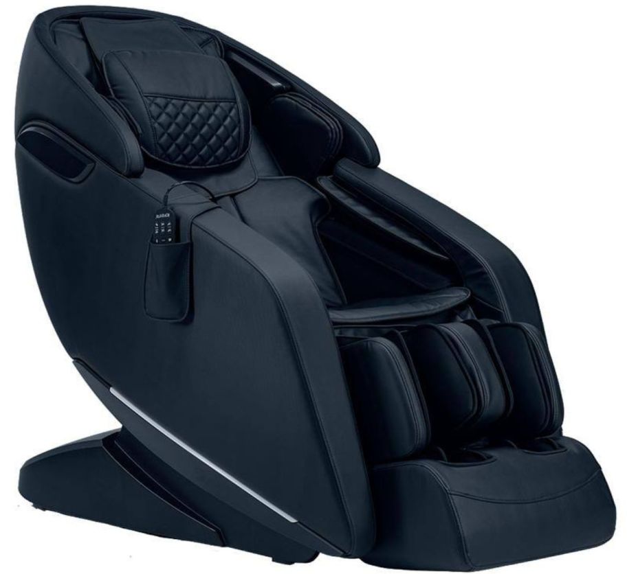 a black full body massage chair