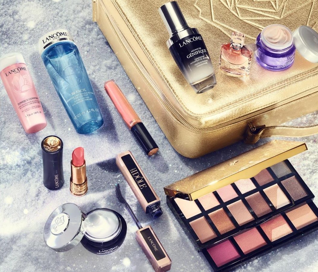 lancome 11 piece beauty box products