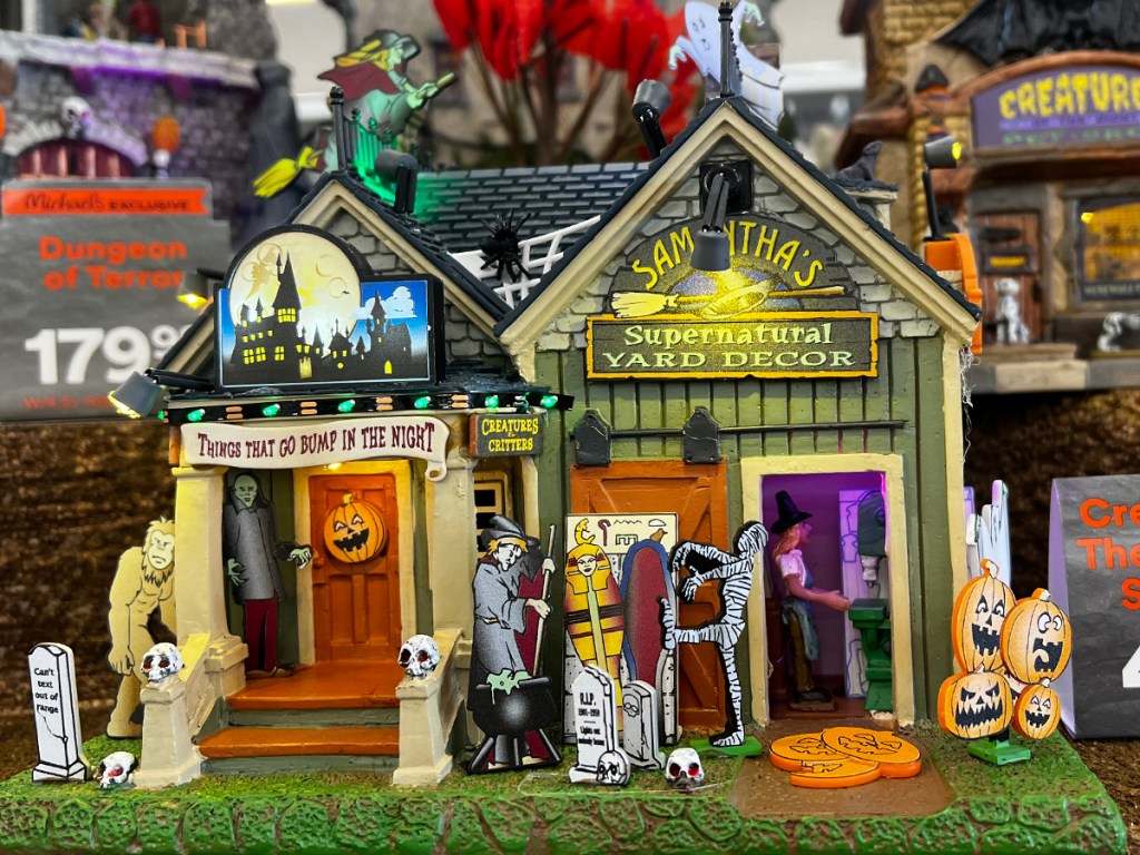 Lemax Spooky Town Collection at Michaels Samanthas Supernatural Yard Decor