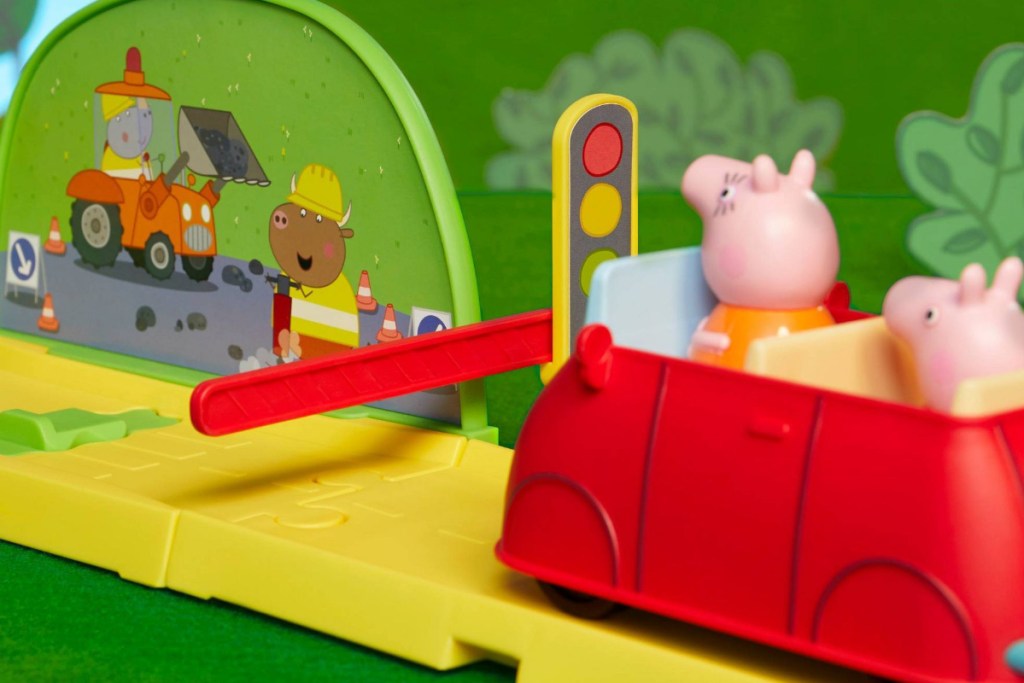 Peppa Pig car on track