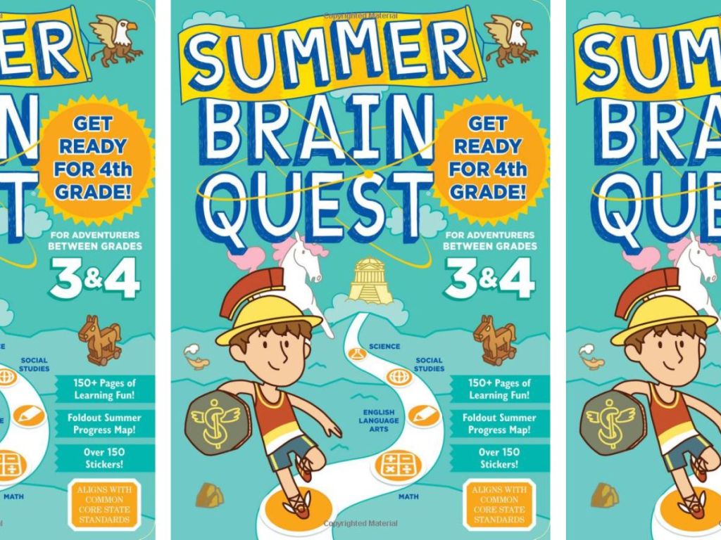 3 Summer Brain Quest Books