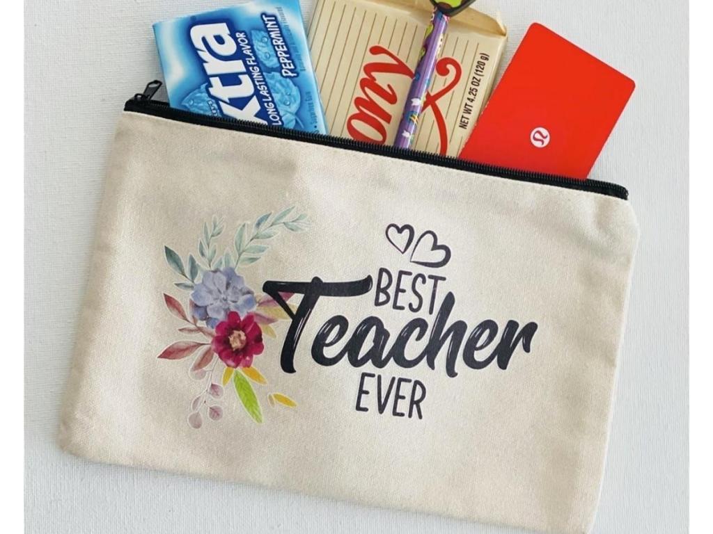 Christmas Teacher Gift Pouch