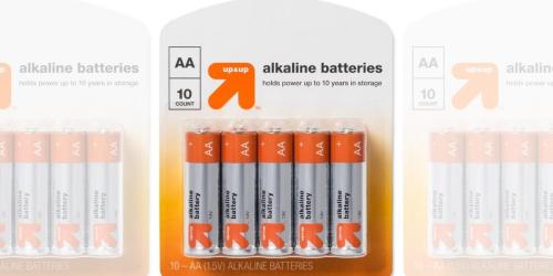 Up & Up AA Batteries 10-Count Just $3.69 on Target.com (Regularly $8)